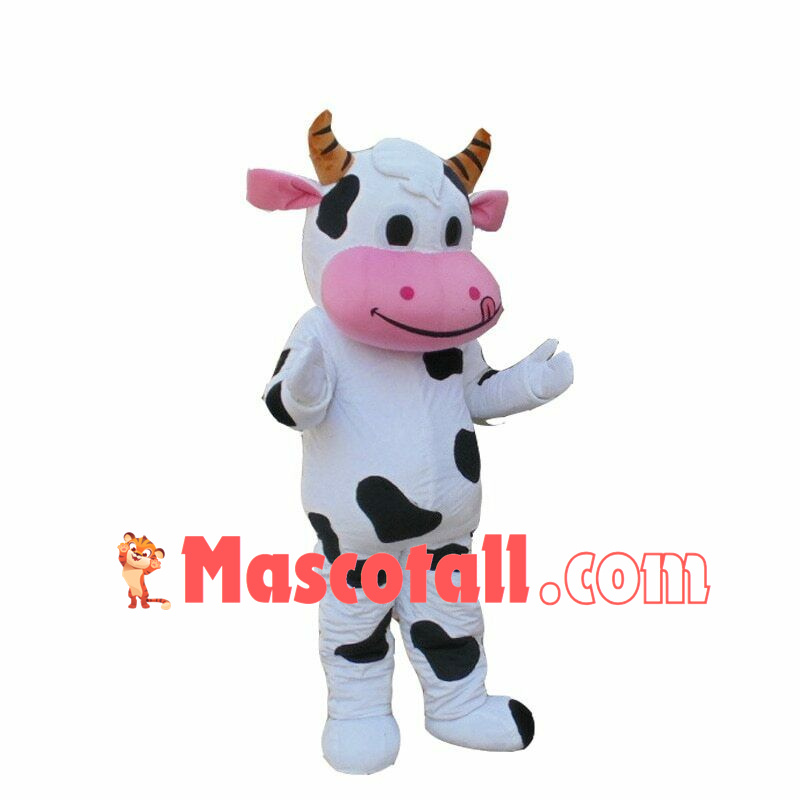 Lifesome Cow of The Farm Mascot Costume
