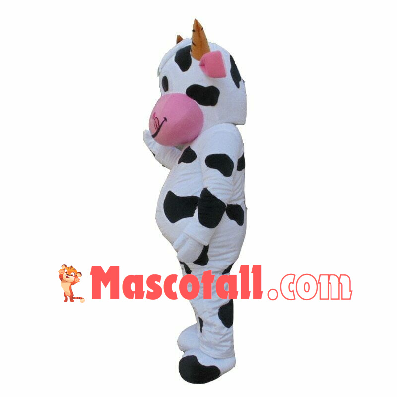 Lifesome Cow of The Farm Mascot Costume