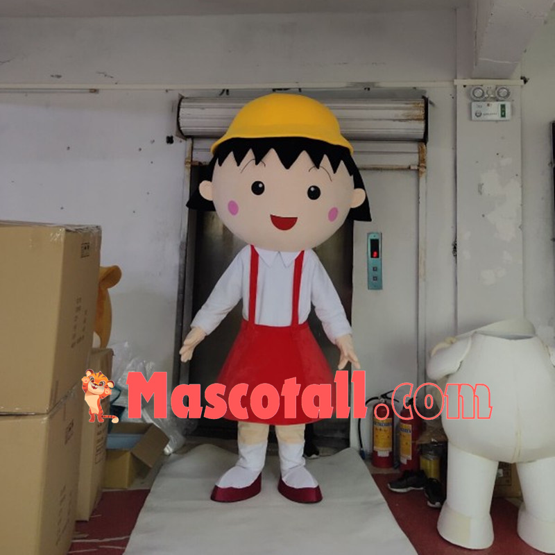 Chibi Maruko-chan Mascot Costume With Student Hat