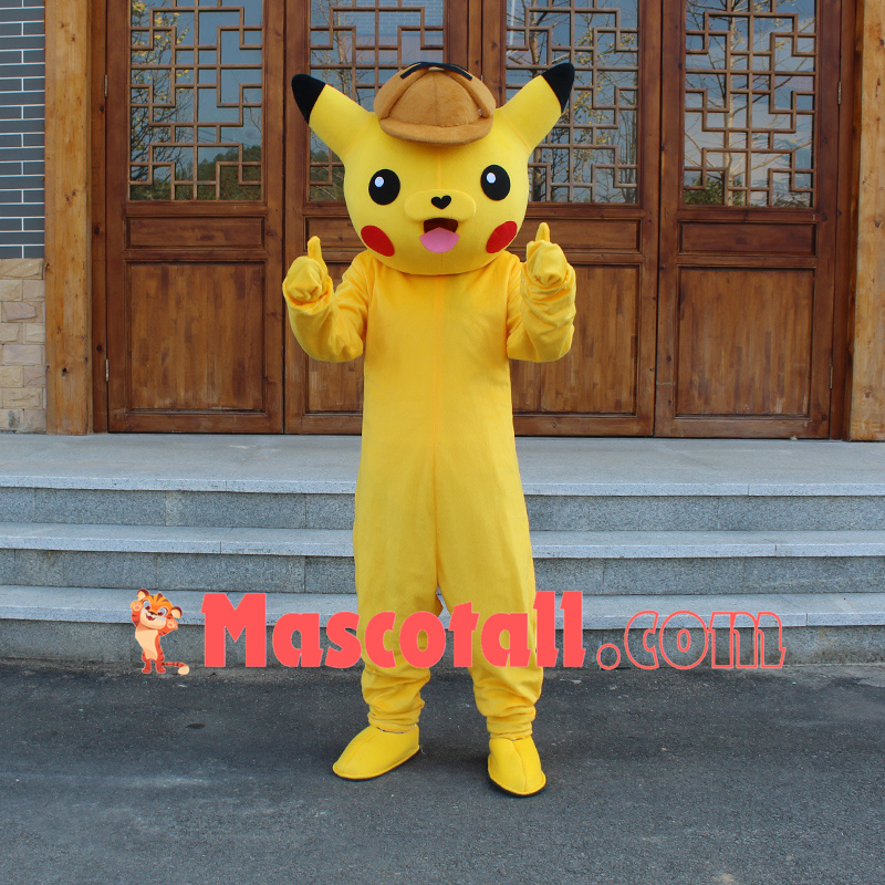 Careful Detective Pikachu Mascot Costume