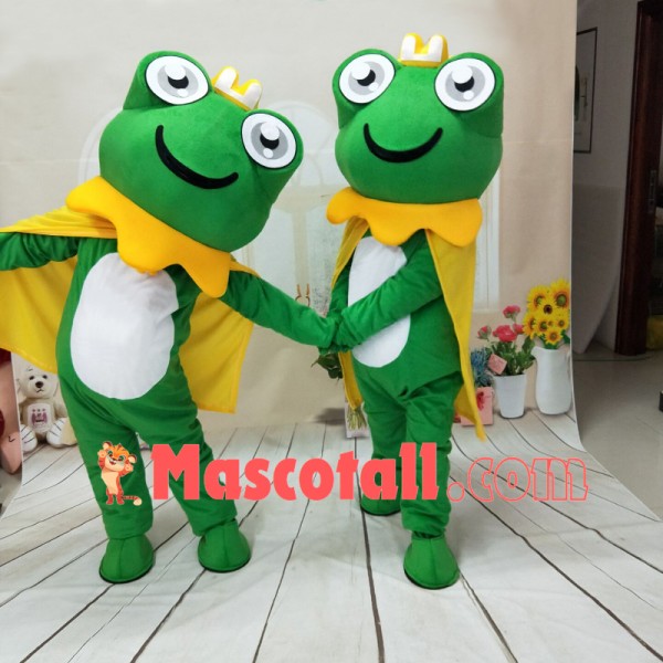 One Pair of Frog Prince Mascot Costume