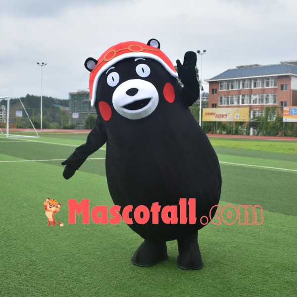 Kumamoto Wearing Warm Wind Cap Mascot Costume