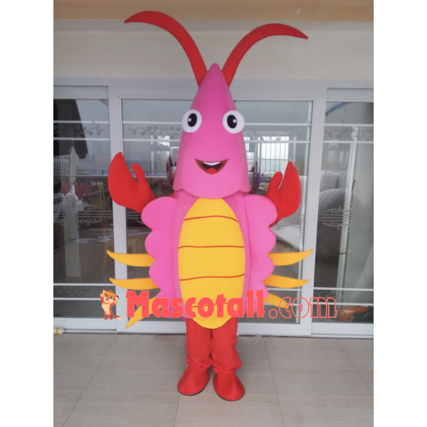 Bright Color Crayfish Mascot Adult Costume