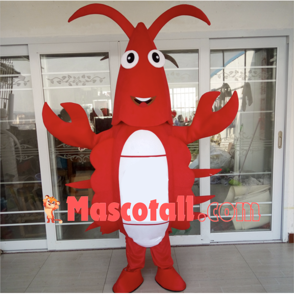 Bright Color Crayfish Mascot Adult Costume
