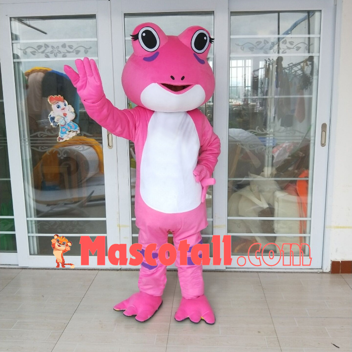 Splendid Noisy Frog Mascot Costume