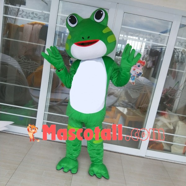 Splendid Noisy Frog Mascot Costume
