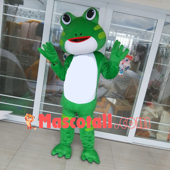 Splendid Noisy Frog Mascot Costume