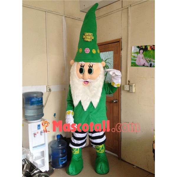 Special Version Of Green Santa Claus Mascot Costume