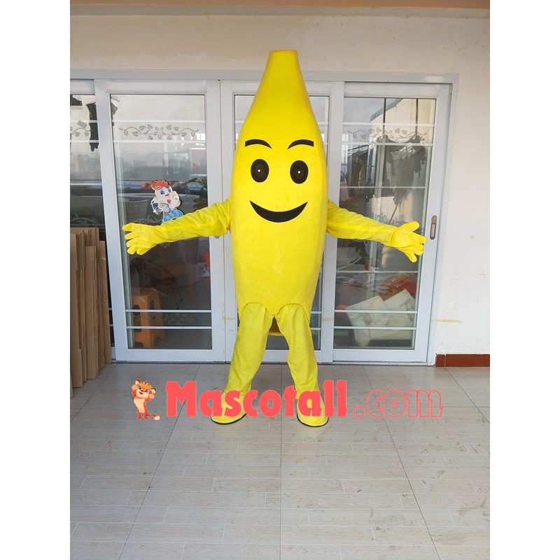 Lightweight Adult Cartoon Banana Mascot Costume