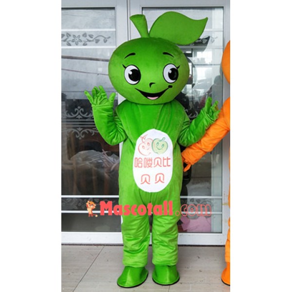 Handmade Green Apple Doll Mascot Costume