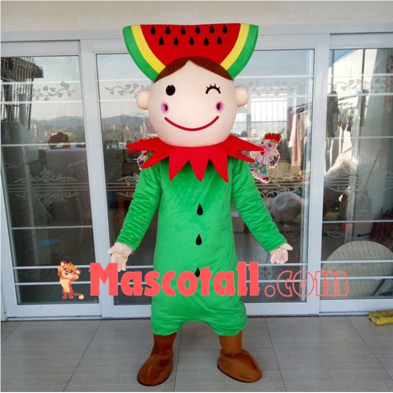 Interesting Adult Cartoon Watermelon Doll Mascot Costume