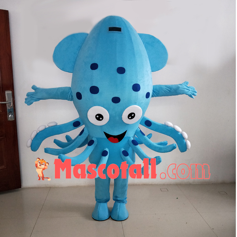 Deep-sea Octopus With Sucker Mascot Costume