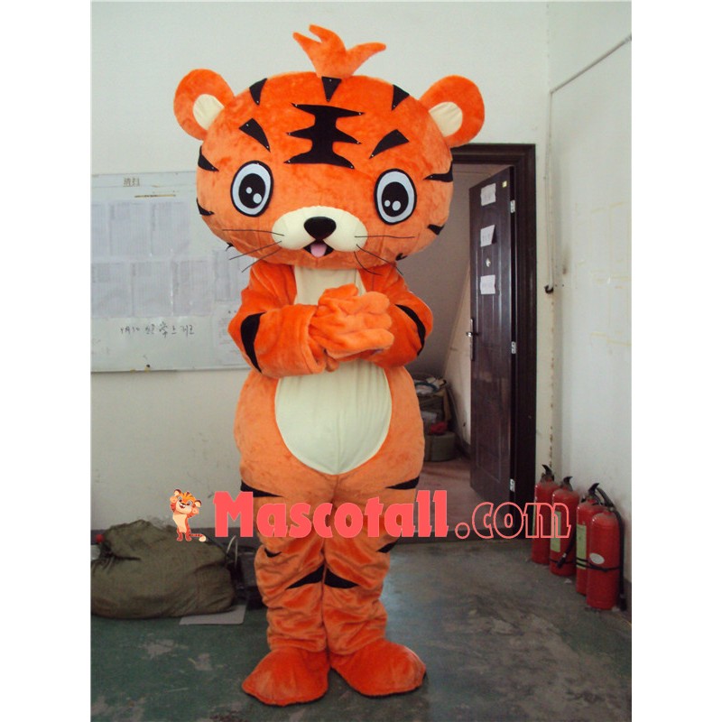 Adorable Baby Tiger With Simple Idea Mascot Costume