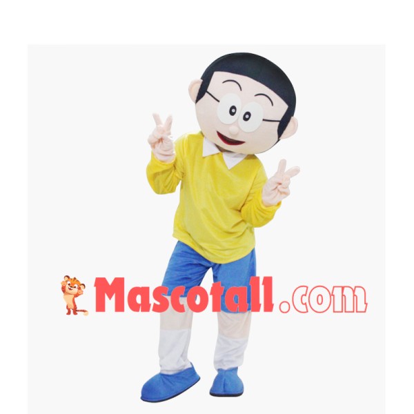 Nobita Nobi Mascot Cartoon Character Costume