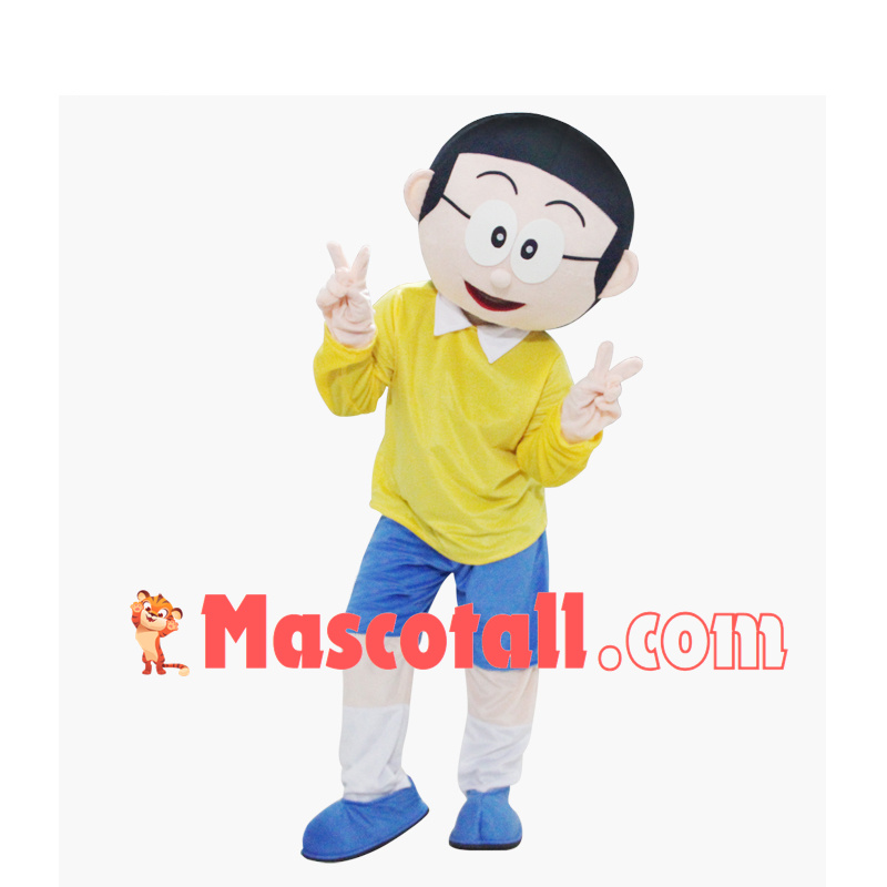 Nobita Nobi Mascot Cartoon Character Costume