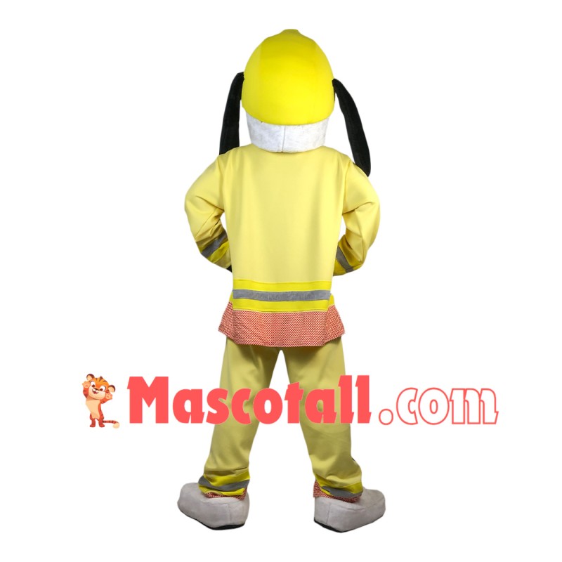 Sincere Fire Dog Mascot Costume For Adult