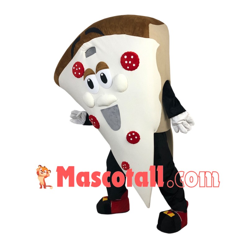 Piece of Fruit Pizza Mascot Costume For Western Restaurant