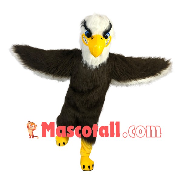 Soaring Long Fur Eagle Mascot Adult Costume