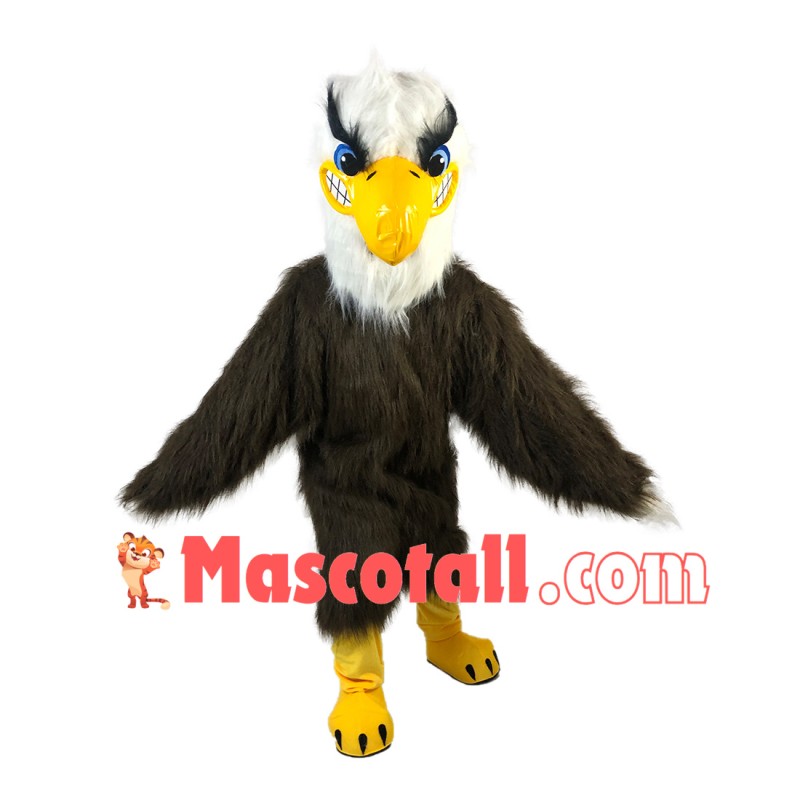Soaring Long Fur Eagle Mascot Adult Costume