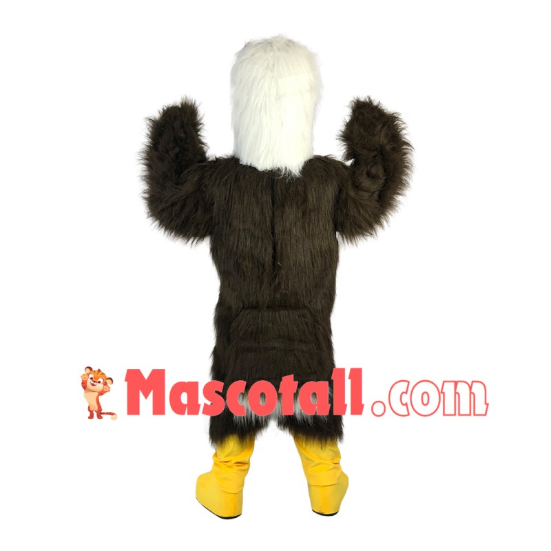 Soaring Long Fur Eagle Mascot Adult Costume