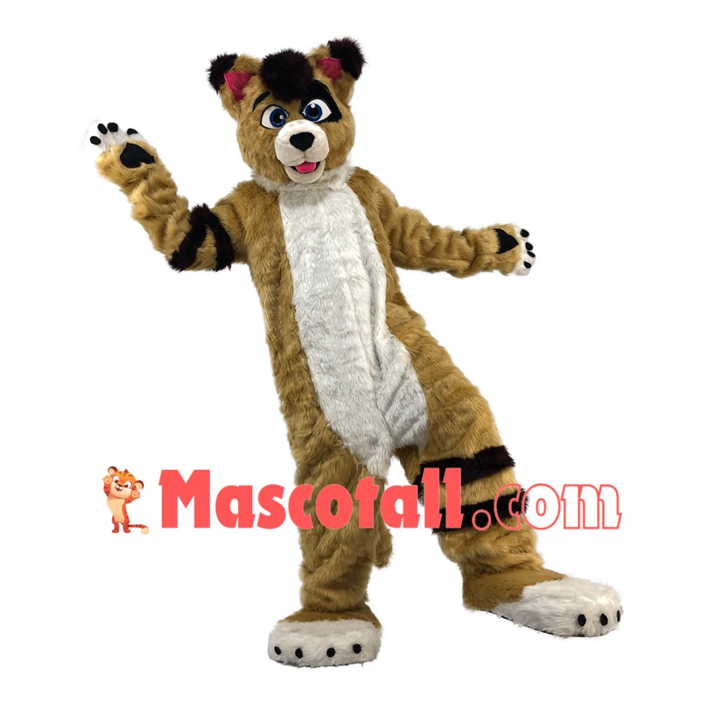 Professional Adult Fancy Tiger Sister Mascot Costume