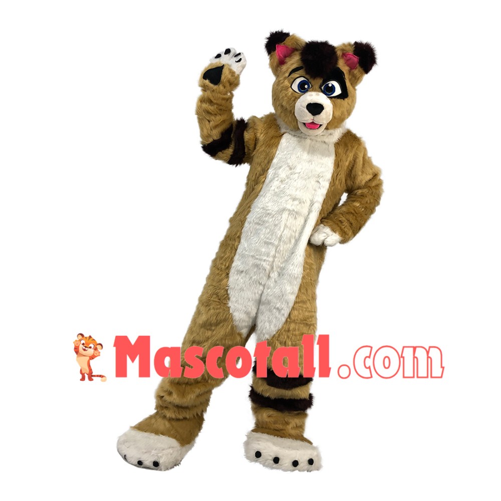 Professional Adult Fancy Tiger Sister Mascot Costume