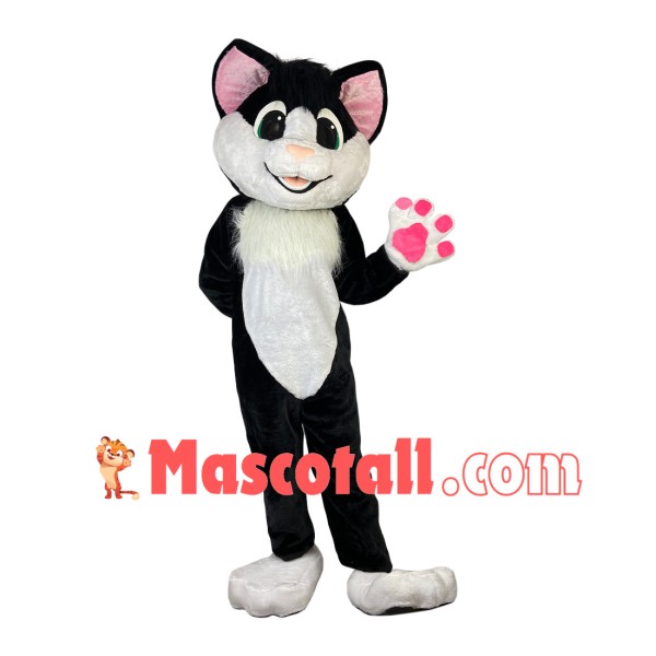 Well-behaved Pet Dog With Pink Paws Mascot Costume