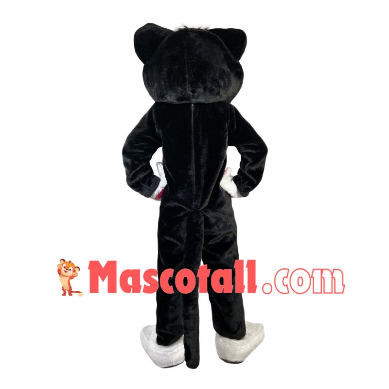 Well-behaved Pet Dog With Pink Paws Mascot Costume