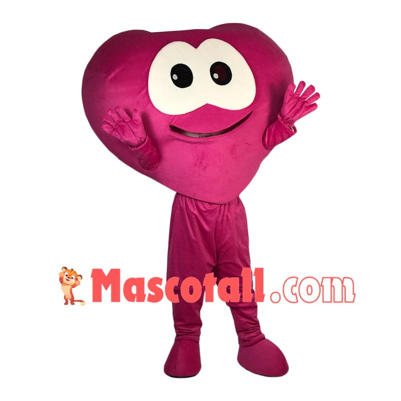 Cute Cartoon Big-eyed Love Heart Mascot Costume