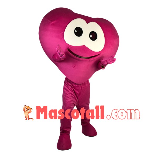 Cute Cartoon Big-eyed Love Heart Mascot Costume