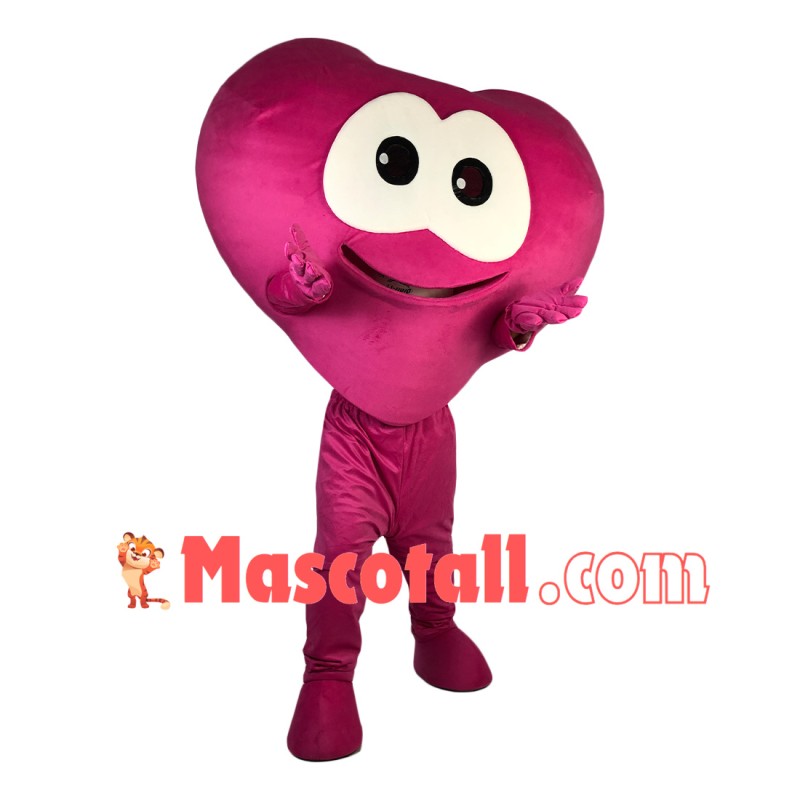 Cute Cartoon Big-eyed Love Heart Mascot Costume