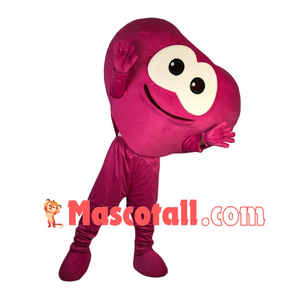 Cute Cartoon Big-eyed Love Heart Mascot Costume