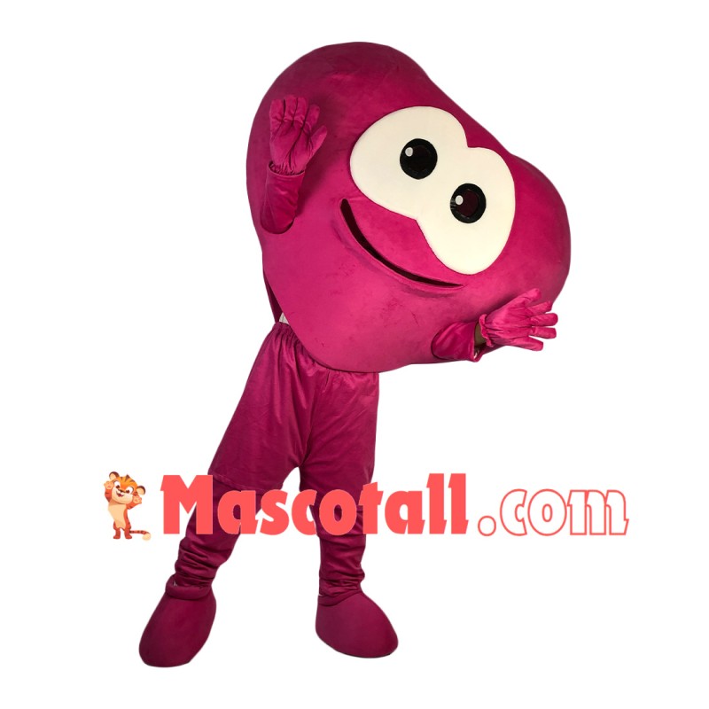 Cute Cartoon Big-eyed Love Heart Mascot Costume