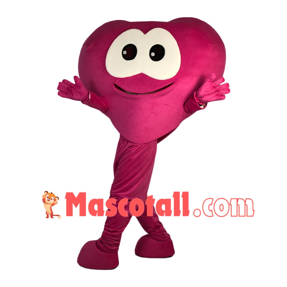 Cute Cartoon Big-eyed Love Heart Mascot Costume