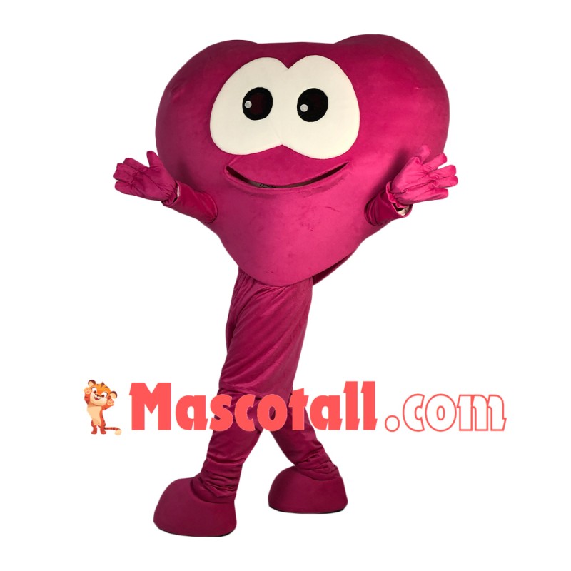 Cute Cartoon Big-eyed Love Heart Mascot Costume