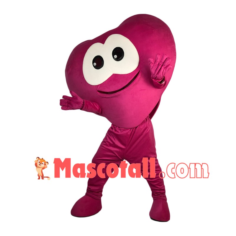 Cute Cartoon Big-eyed Love Heart Mascot Costume