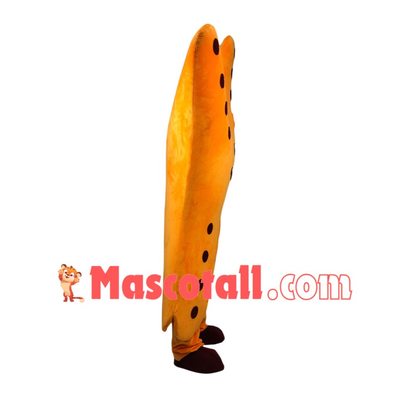 Gorgeous Orange Starfish Cartoon Mascot Costume