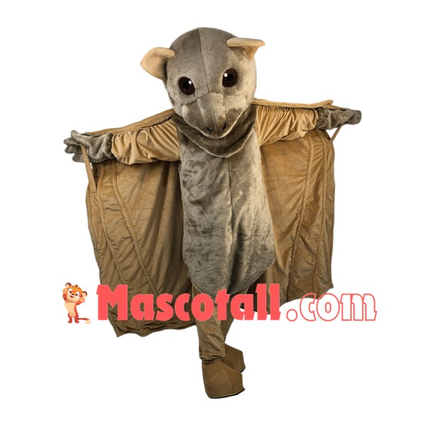Soft Flying Bat With Night Vision Mascot Costume