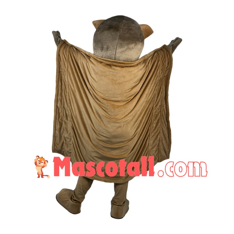 Soft Flying Bat With Night Vision Mascot Costume