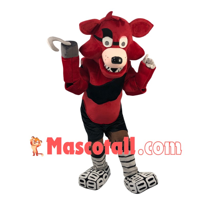 Thrilling Cartoon Foxy The Pirate Fox Mascot Costume