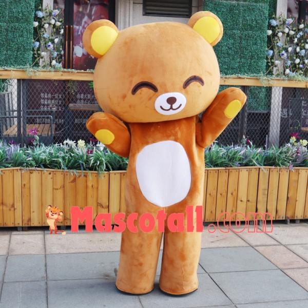 Thrilled Rilakkuma Cartoon Mascot Costume for Adult