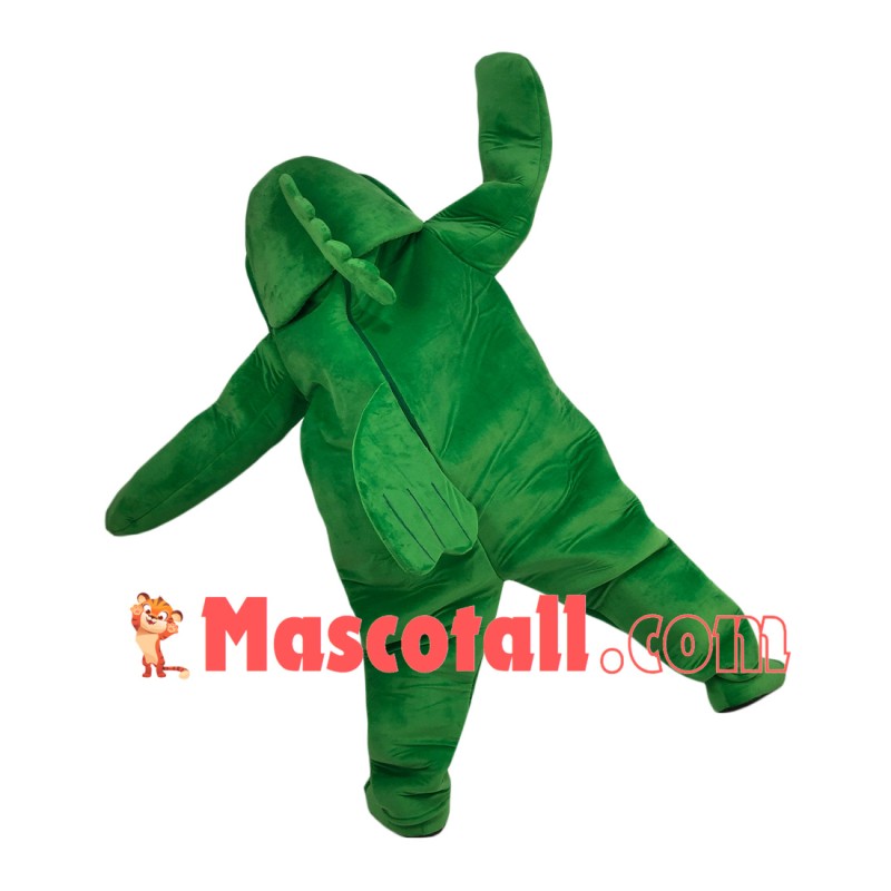 Croaking The Big Mouth Frog Mascot Soft Costume