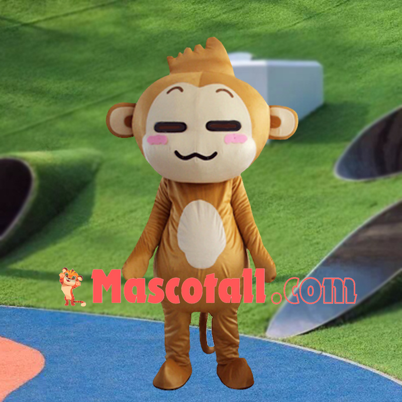 Fashion Cartoon Yoyo Monkey Mascot Costume