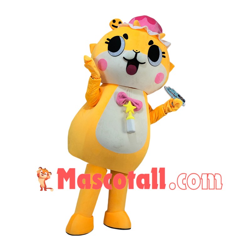 Cute Baby Tiger Carrying Feeding Bottle Mascot Costume