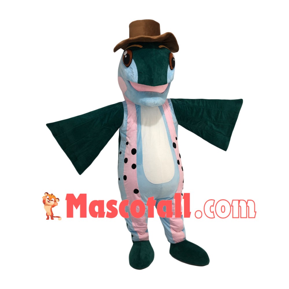Gorgeous Sea Fish With Easy Life Mascot Costume