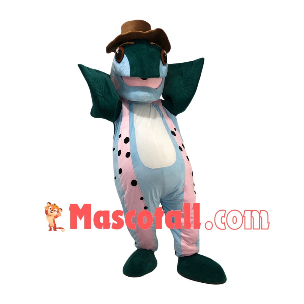 Gorgeous Sea Fish With Easy Life Mascot Costume