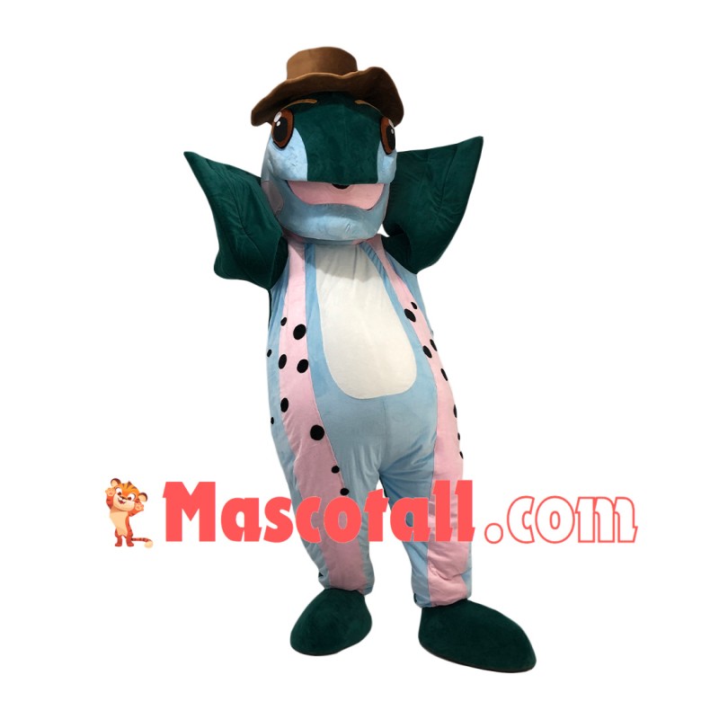 Gorgeous Sea Fish With Easy Life Mascot Costume