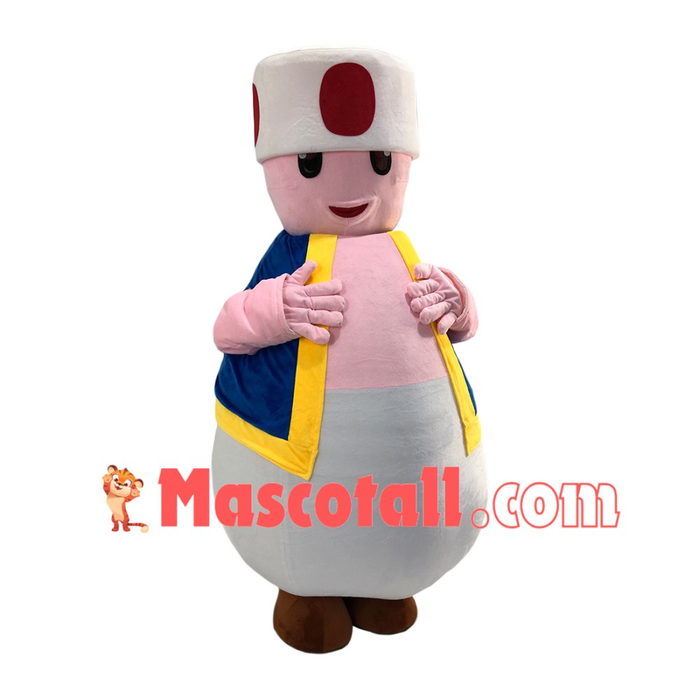 Upgraded Version Kinopio With Mushroom Head Mascot Costume