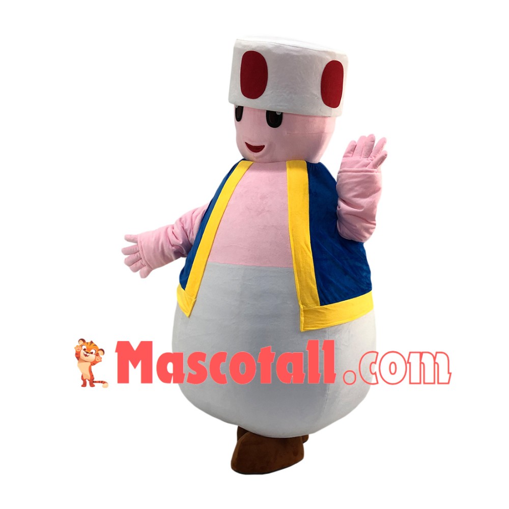 Upgraded Version Kinopio With Mushroom Head Mascot Costume