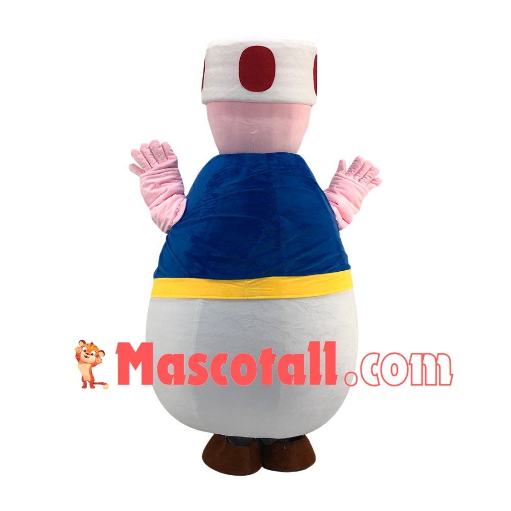 Upgraded Version Kinopio With Mushroom Head Mascot Costume